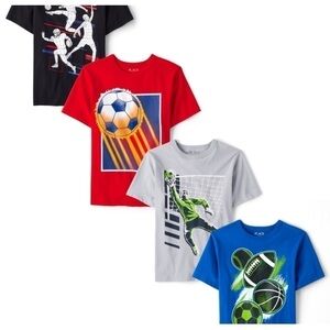 Children’s place size XXL (16) graphic short sleeve tee shirts. 4 pack New